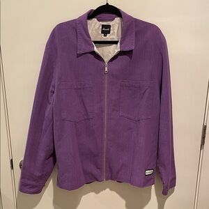 Altru Men's Vibrant Purple Shirt Jacket